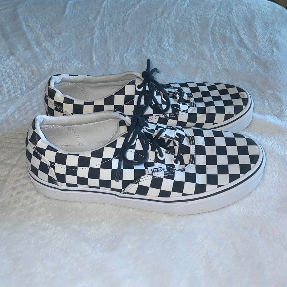 Black & White Checkered Vans